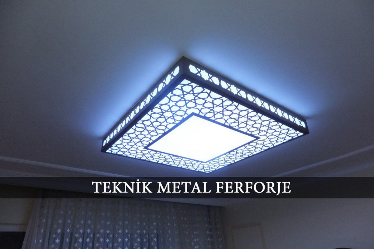 SELÇUKLU DESENİ LAZER KESİM METAL APLİK